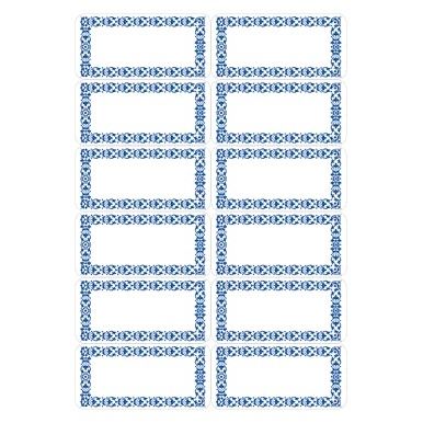 HERMA - Etikett 3742 Küchenblau | 10 Stück