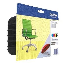 Brother - Tintenpatrone LC-229XLVALBP schwarz + 3 Farben