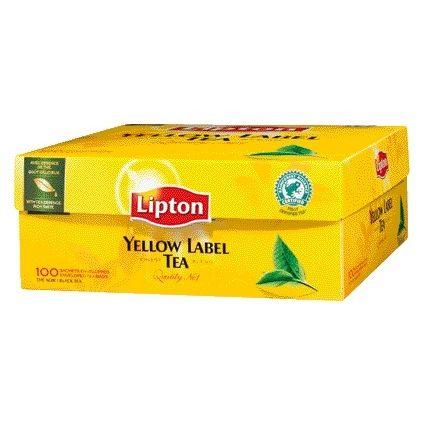 Lipton - Teegelbes Etikett ohne Umschlag 100x1,5gr