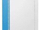 Elba - Reiterstreifen Nr. 9 157x7mm seitlich blau 10 Stück
