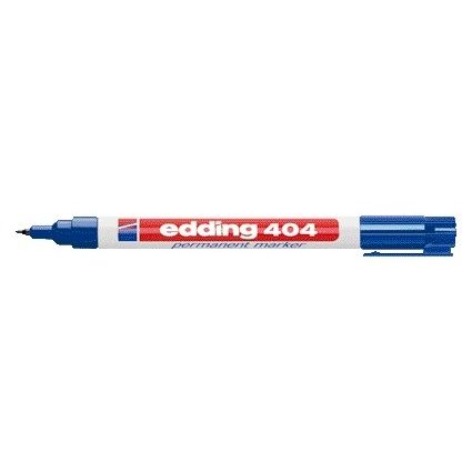 Edding - Filzstift 404 rund 0,75mm blau | 10 Stück