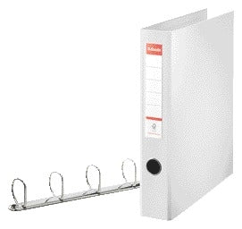 Esselte - Ringordner VIVIDA A4 maxi 4-Ring D-Mechanik 40mm PP weiß