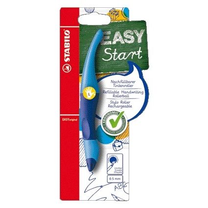 STABILO - Tintenroller Easyoriginal Linkshänder hell-/dunkelblau Blister à 1 Stück | 3 Stück