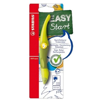 STABILO - Tintenroller Easyoriginal Linkshänder Limette/Grün Blister à 1 Stück | 3 Stück