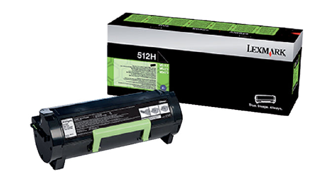 Tonercartridge Lexmark 51F2H00 Schwarz voraber