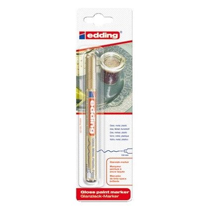 Edding - Ölbasierter Paintmarker 780 0,8 mm Gold Blister mit 1 Stück | 10 Stück