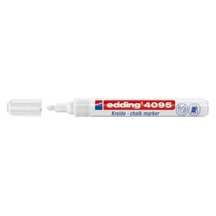 Edding - Kreidemarker 4095 rund 2-3mm weiß | 10 Stück