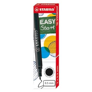 STABILO - Easyoriginal Tintenroller-Nachfüllung, mittelgroß, schwarz, Box mit 3 Stück