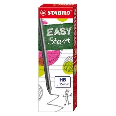 Stabilo - Bleistiftmarker Easyergo 7890/6 HB 3,15 mm, Schachtel mit 6 Stück