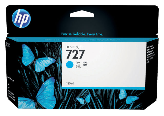 Tintenpatrone HP B3P19A 727 blau | 1 Stück