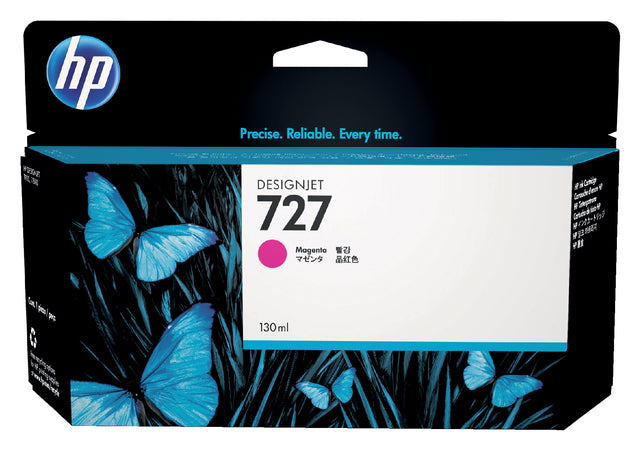 Tintenpatrone HP B3P20A 130 ml 727 Rot