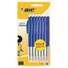 BIC - Kugelschreiber M10 mittelblau, Blister mit 10+4 Stück gratis