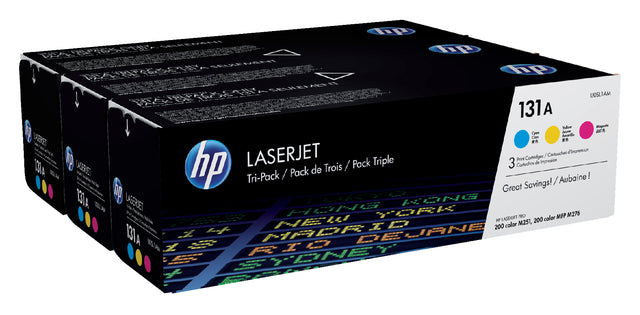 Tonercartridge HP U0SL1AM 131A 3 Farben