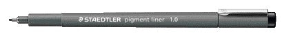 Staedtler - Fineliner Pigment 308 schwarz 1,0 mm