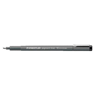 Staedtler - Fineliner Pigment 308 schwarz 0,3-2,0 mm