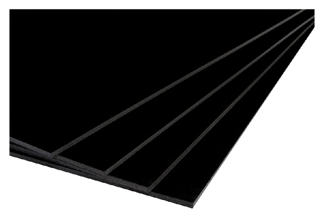 Foamboard A4 2-seitig 5 mm schwarz | 10 Stück