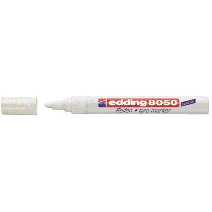 Edding - Filzstift 8050 Bänder rund 2-4mm weiß