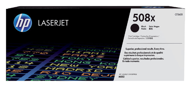 Tonercartridge HP CF360X 508X Black HC
