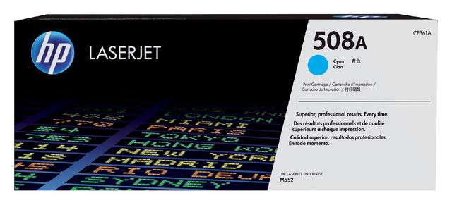 Tonercartridge HP CF361A 508A Blau