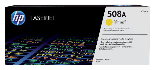Tonercartridge HP CF362A 508A Gelb