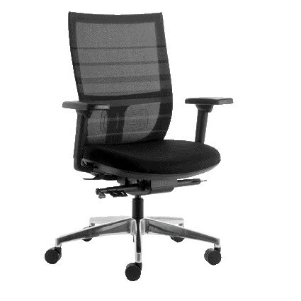 Euroseats - Bürostuhlsitze Curve Deluxe schwarz