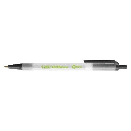 Bic Ecolutions - Kugelschreiber m schwarz | 50 Stück