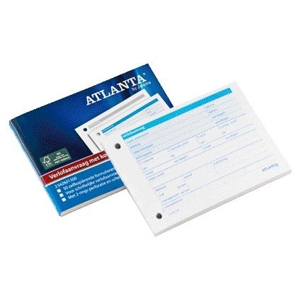 Djois - Anfrage hinterlassen, A6, 105 x 148 mm, selbstdurchschreibend, 50 Blatt