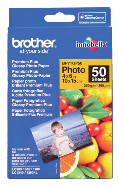 Fotopapier Bruder BP-71 10x15cm 260gr Glossy 50vvel