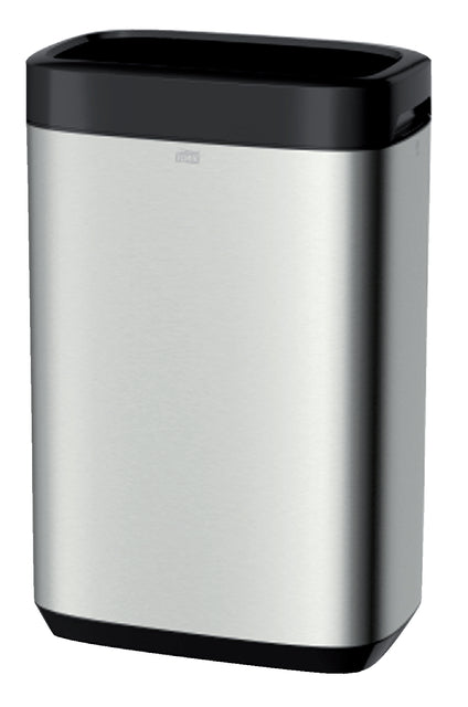 Abfallbehälter Tork Bildlinie B1 50 Liter hohe Kapazität Edelstahl/Schwarz 460011
