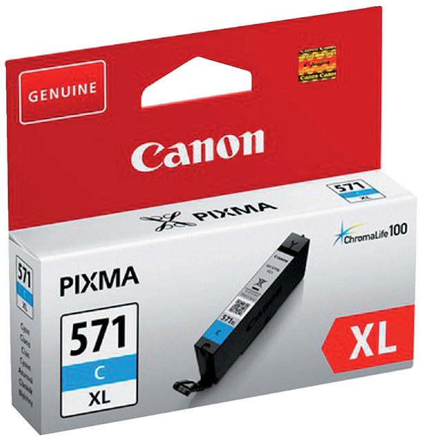 Inkcartridge Canon CLI-571XL HC Blue