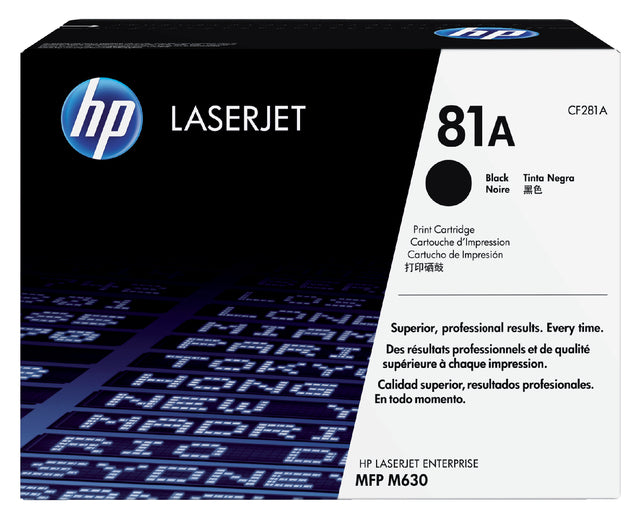 Tonercartridge HP CF281A 81A Schwarz