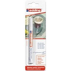 Edding – Ölbasierter Paintmarker 780, 0,8 mm, weiß, Blisterpackung mit 1 Stück