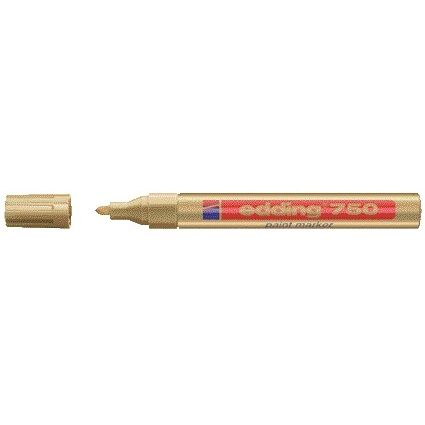 Edding - Ölbasierter Paintmarker 750 2-4mm gold | 10 Stück