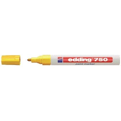 Edding - Ölbasierter Paintmarker 750 2-4mm gelb | 10 Stück