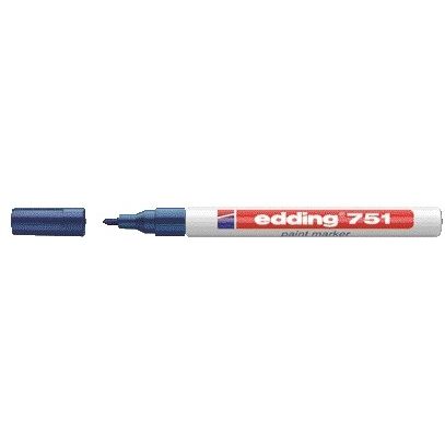 Edding - Ölbasierter Paintmarker 751 1-2mm blau | 10 Stück