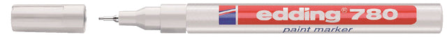 Filz -Tip Edding 780 Lackmarker um weiß 0,8 mm | 10 Stück