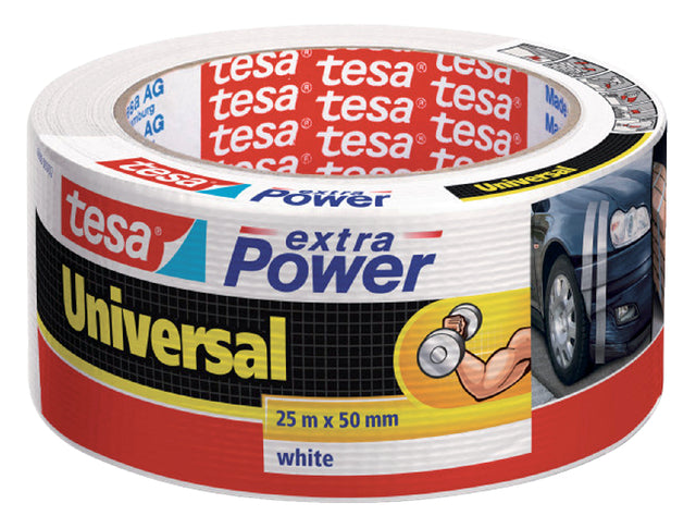Klebeband TESA 50 mmx25m extra Power White | 6 Stück