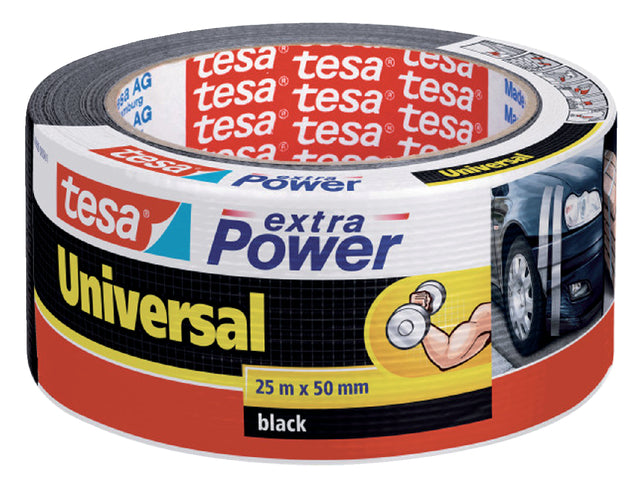 Klebeband TESA 50 mmx25m extra Power Schwarz