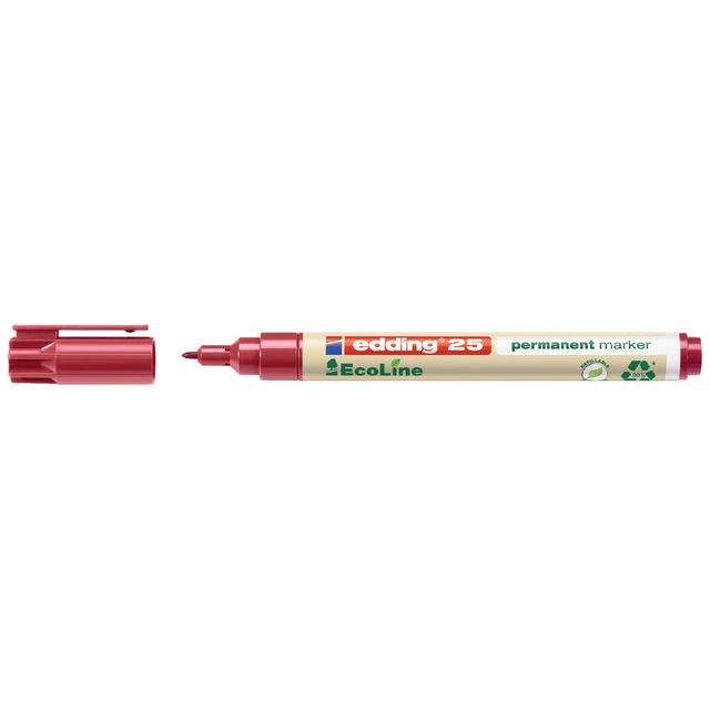 EDDING - Filz -Tip Edding 25 Eco ca. 1mm rot