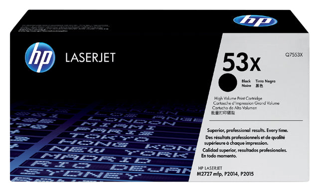 Tonercartridge HP Q7553X 53X Black HC