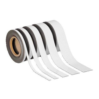 Maul - Magnetband beschreibbar - löschbar 10mx40mmx1mm weiß