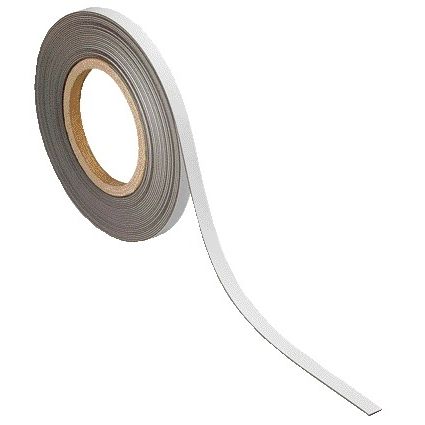 MAUL - Magnetband beschreibbar - löschbar 10mx10mmx1mm weiß