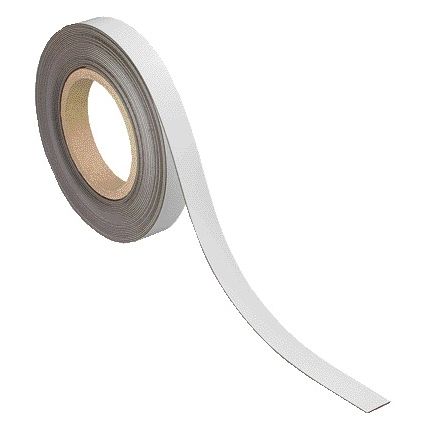 Maul - Magnetband beschreibbar - löschbar 10mx20mmx1mm weiß