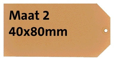 HF2 - Etikettenkarton Nr. 2 200gr 40x80mm Fensterleder 1000 Stück