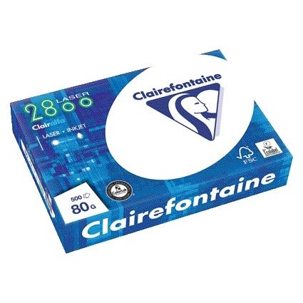 Clairefontaine - Kopierpapier Laser A4 80gr weiß 500 Blatt