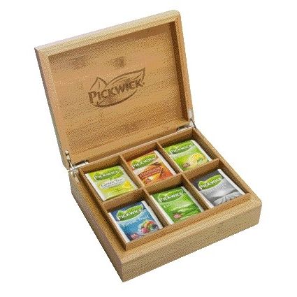 Pickwick – Fair-Trade-Teebox mit 6 Teesorten
