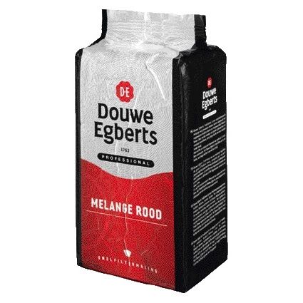 Douwe Egberts -  Koffie  snelfilter melange rood 1kg | 6 stuks