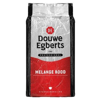 Douwe Egberts -  Koffie  standaardmaling melange rood | 6 stuks