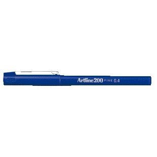 Artline - Fineliner 200 rund fein blau