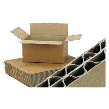 CleverPack - Versandkarton Doppelwellig 486x386x386mm braun Packung à 5 Stück